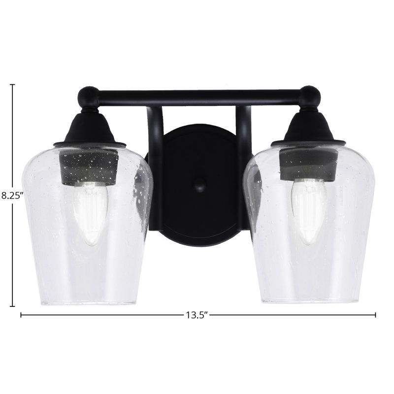 Barre d'éclairage de salle de bain 2 lumières Sirretta