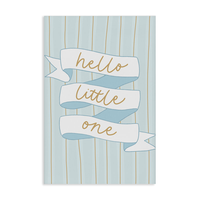«Blue Hello Little One», conception par Amanda Houston, H 30 po x l 20 po