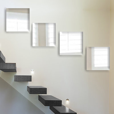 Ensemble de 4 miroirs biseautés
