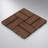 WPC Interlocking Deck Tiles 25 Pieces - Embossed 8 Panel Light Brown for Easy Installation and Durability