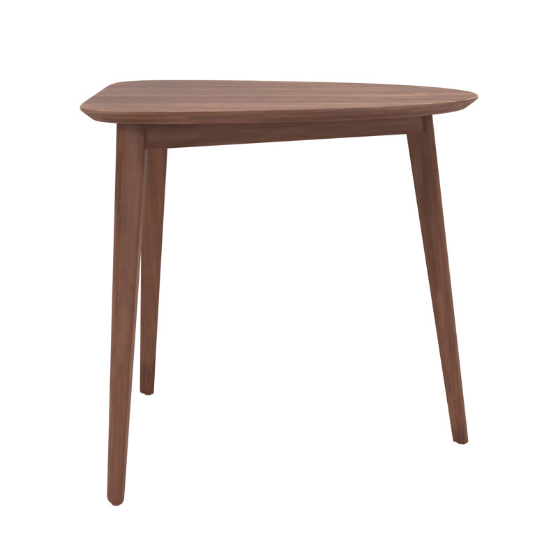 Lyan Wood Corner Dining Table, Walnut