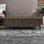 American oak rectangular end table