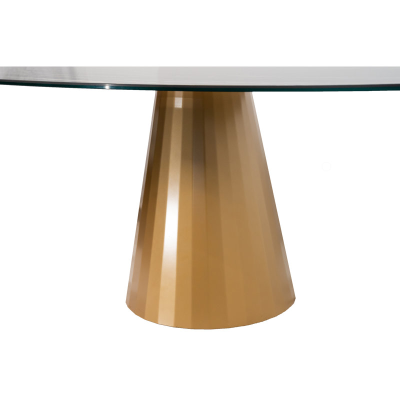 Andresha Metal Base Dining Table