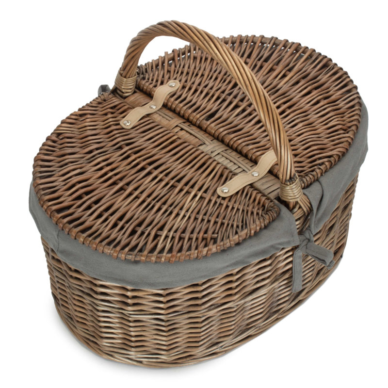 August Grove Wicker Decorative Basket