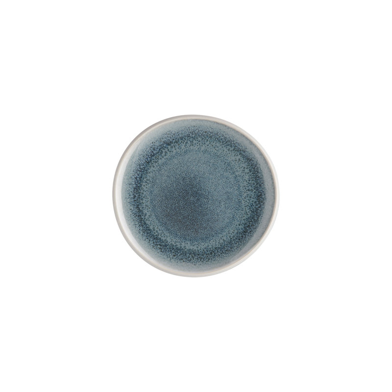 Junto Handmade Stoneware Bread And Butter Plate, Aquamarine