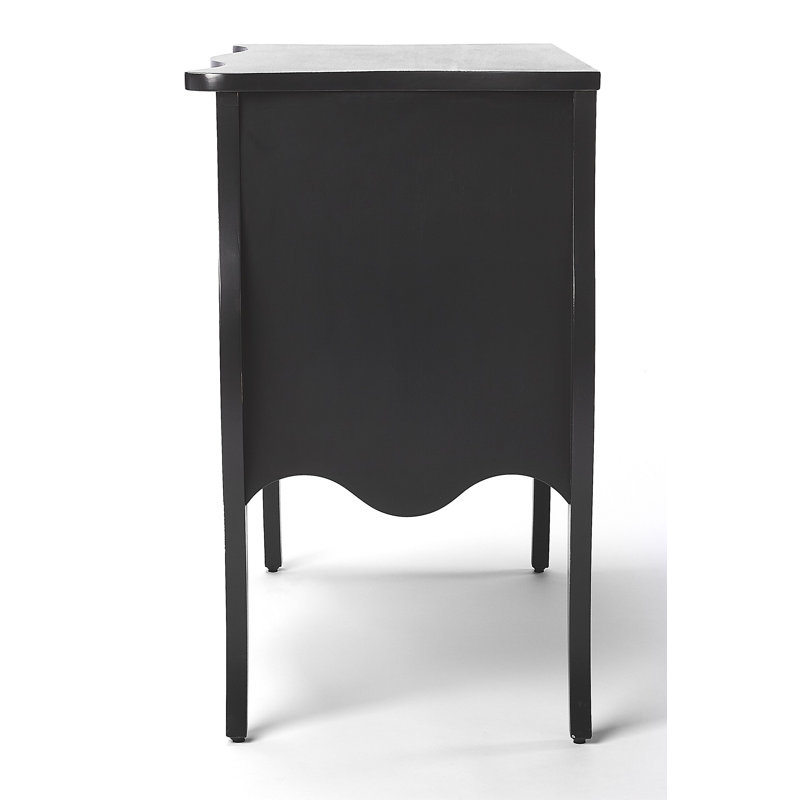 Easterbrook 2 Drawer Accent Chest, Black