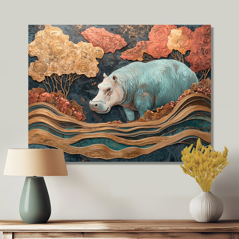 Gutirrez - Animals Wall Art, H 30 po x l 40 po, Toile tendue, Ne s'applique pas