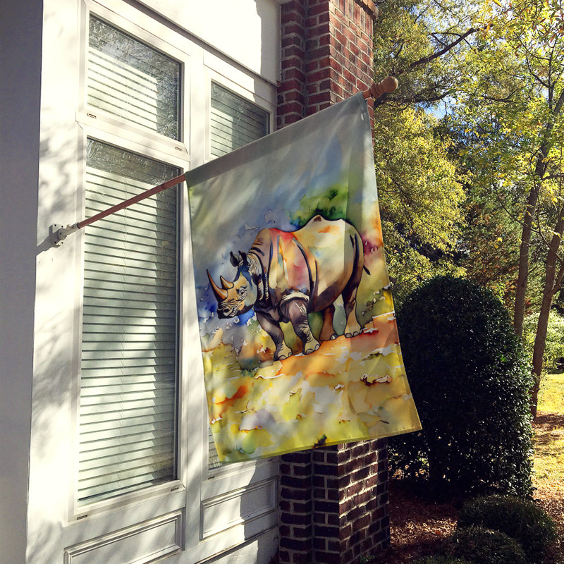 Double Sided 40'' H x 28'' W Polyester Animal House Flag