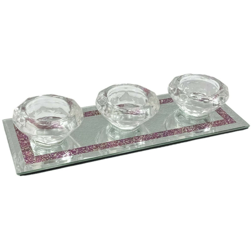 Glass Tabletop Tealight Holder