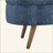 Oval Storage Ottoman Bench With Rubber Wood Legs, Fabric, Multi-Functional And Stylish For Modern Interiors-1718783048