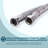 Faucet Supply Lines, Stainless Steel Braided Flexible Faucet Hose Connector 3/8" X 3/8" Female Compression Thread (1 Pair)