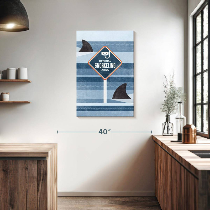Senne Official Snorkeling Area, 36" H x 24" W