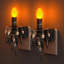 Luminaire veilleuse d'Halloween à brancher, s'allume du crépuscule à l'aube, style gothique