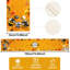 Halloween Table Runner Novel Childishness, Balloon Pumpkins Spider Web Table Runner, Black Orange Tables Cloth for Halloween Party Dinner Tables Decoration, 183x33cm