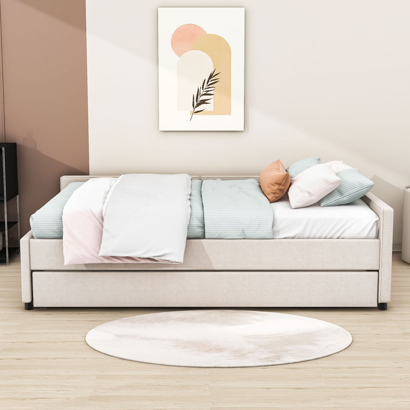 Bertrad Upholstered Platform Bed, Full