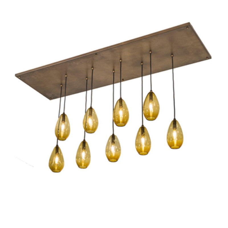 Mandip 9 - Light Antique Copper Pendant