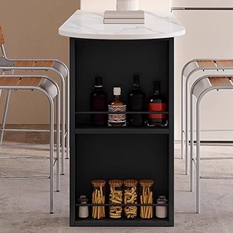 Bouffard, 41.3"H x 62.9"L x 19.6"W, Black