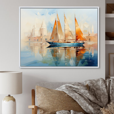 " Boat Abstract Maritime Symphony III "