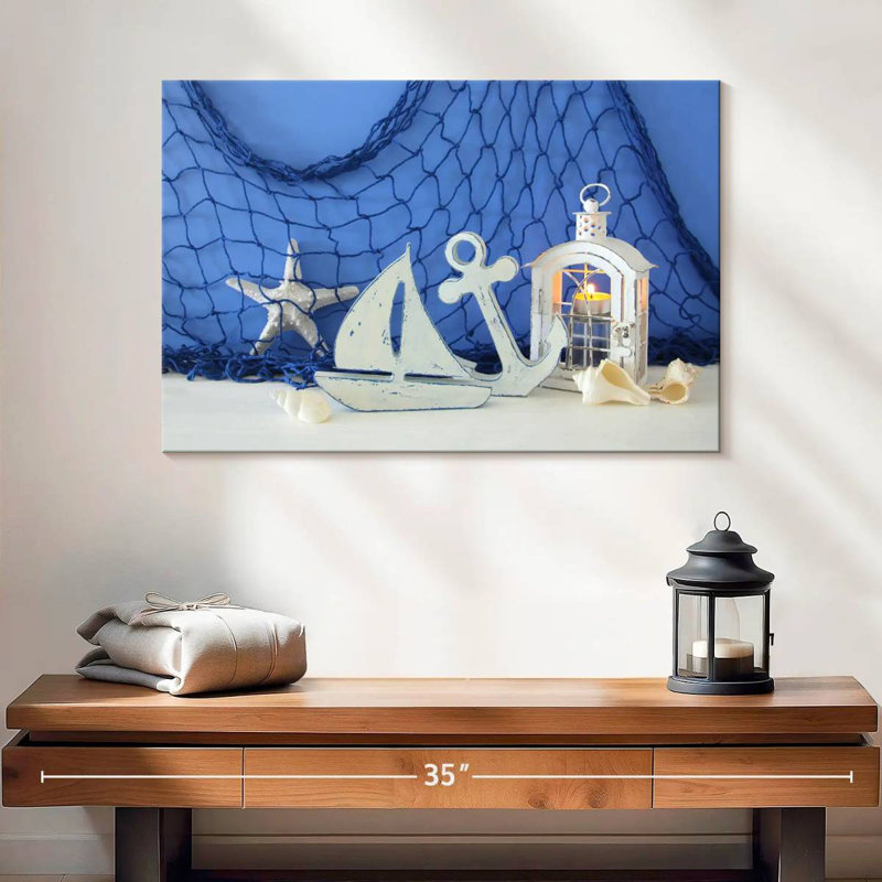 Aletra Nautical Candlelight Decor, 16" H x 24" W