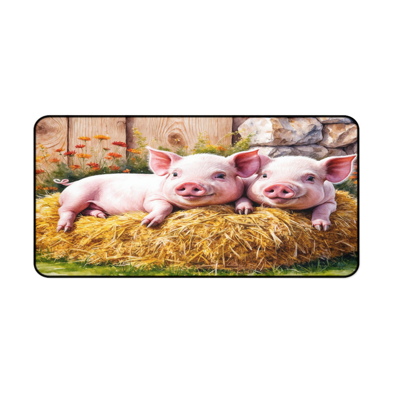 Polyester Desk Pad, 14.4x12.1