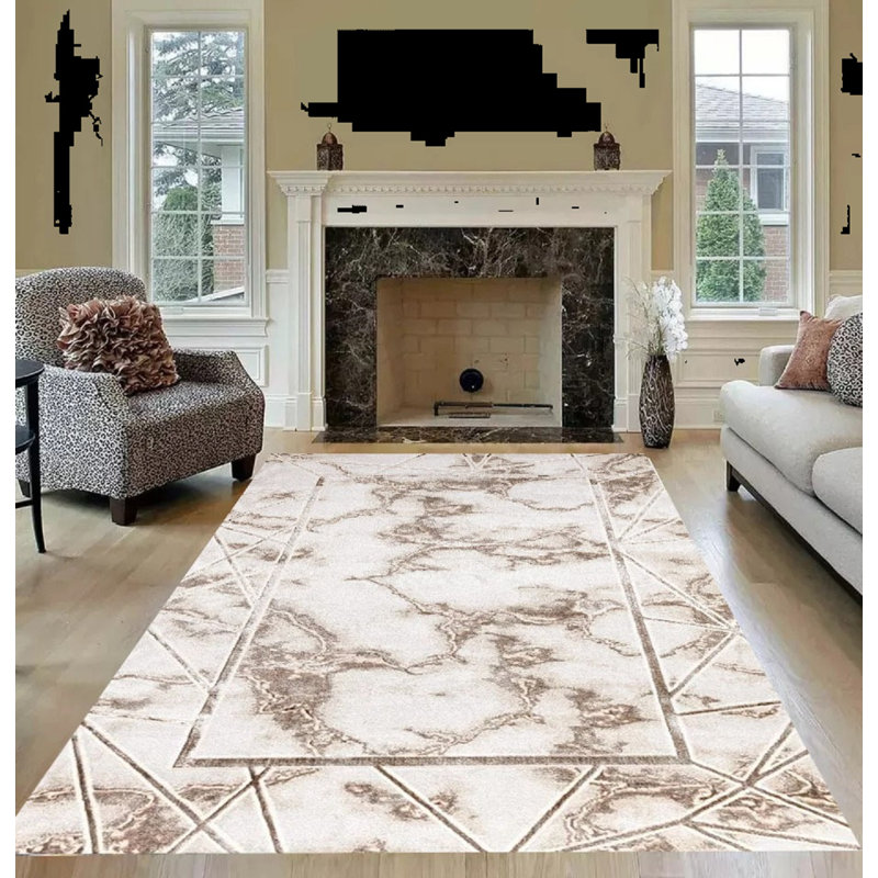 Abstract Area Rug, Rectangle 160 x 230 cm
