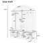 Armoire / garde-robe multifonctionnelle avec porte-chaussures, cintres et crochets-1201180952