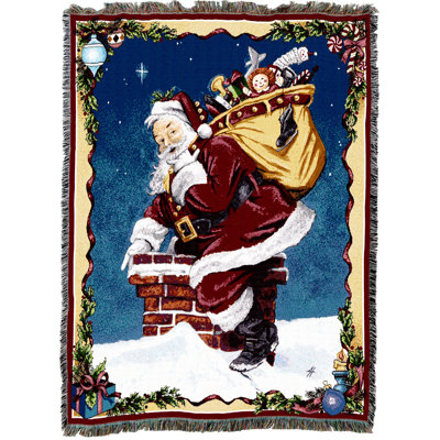  Christmas Down I Go Blanket