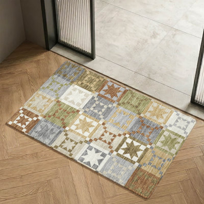 Premium Machine Washable Villers Patchwork Rug