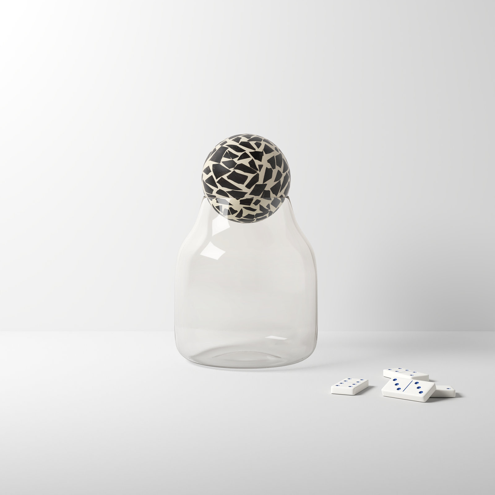 Alyssa 7" Glass Terrarium, 10" H x 6.50" W x 6.50" D