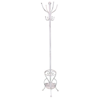 Steel Freestanding 8 - Hook Coat Rack