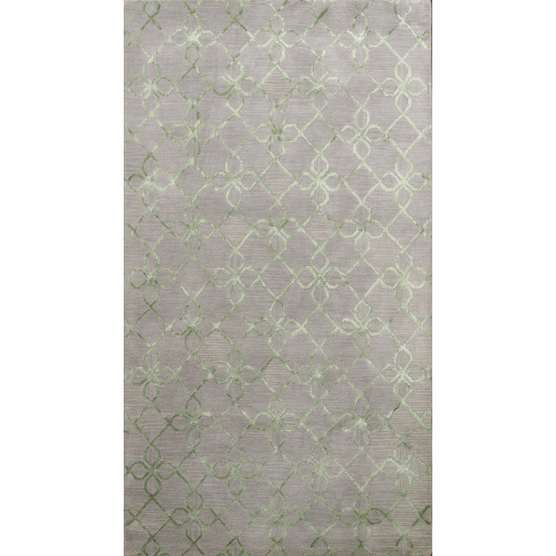 Marylee Silk and Wool Geometric Indoor Rug