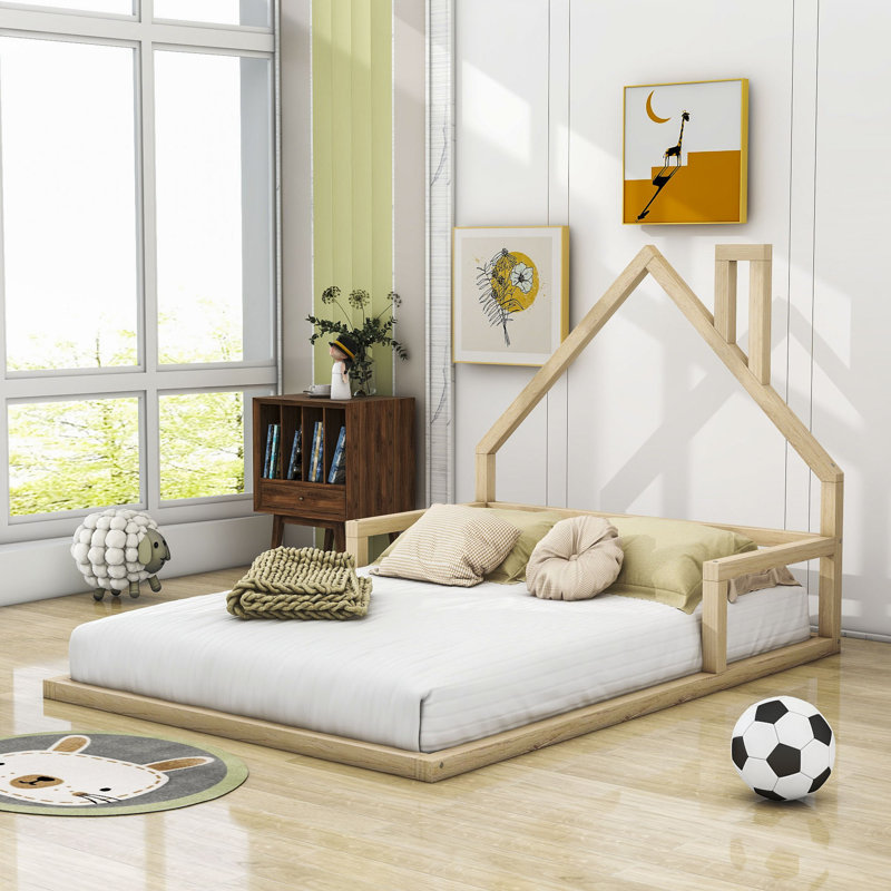 Platform Bed, Natural