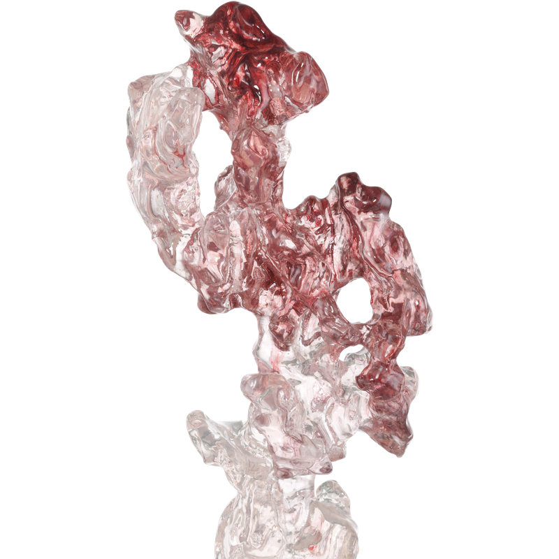 Faux Rock Crystal Large Sculpture