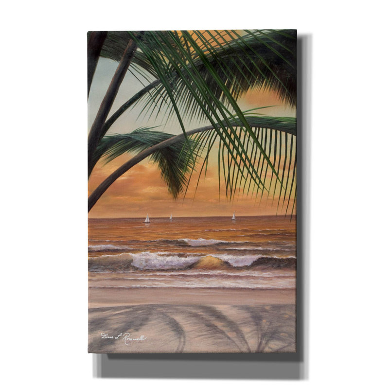 «Paradiso Sunset» par Diane Romanello, H 40 po x l 26 po x P 1,5 po