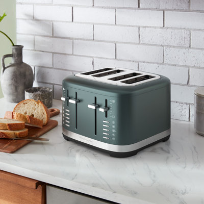 Grille-pain 4 tranches KitchenAid avec fentes extra-larges et commandes de grillage réglables