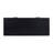 Mid-Century Modern 45" Solid Wood Home Office Writing Desk with Linen-Inset Storage Drawers,  Black-1194566696
