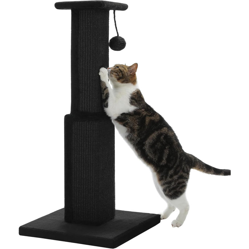 Grattoir Cats Ultimate, Grand (H 16,1 po x l 16,1 po x P 32 po), Noir