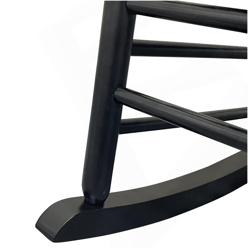 Chaise berçante balcon pour adulte - noir, Noir