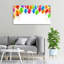 Colourful Balloons - Wrapped Canvas Print