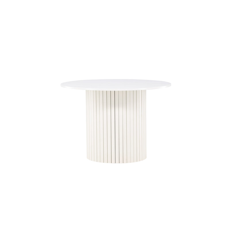 Damarien Round Metal Base Dining Table