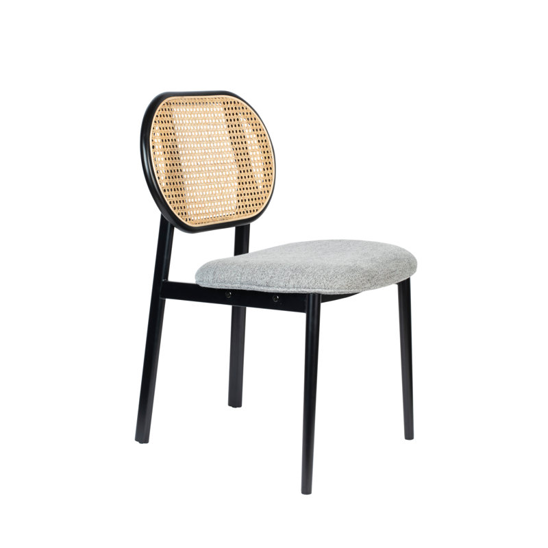 Spike Upholstered Dining Chair, Gray
