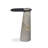 Raz End Table-Grey Layered Marble
