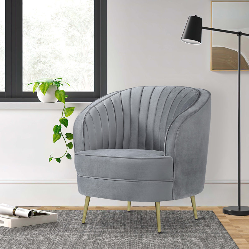 Fauteuil demi-tonneau l 30,5 po