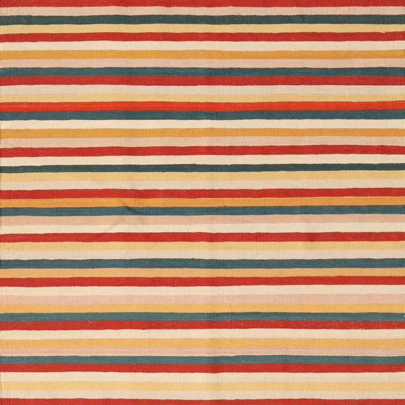 Tapis beige/brun/gris contemporain, Carré 5 pi