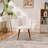 Velvet Vanity Chair with Back Vanity Stool with Gold Legs-1995522426