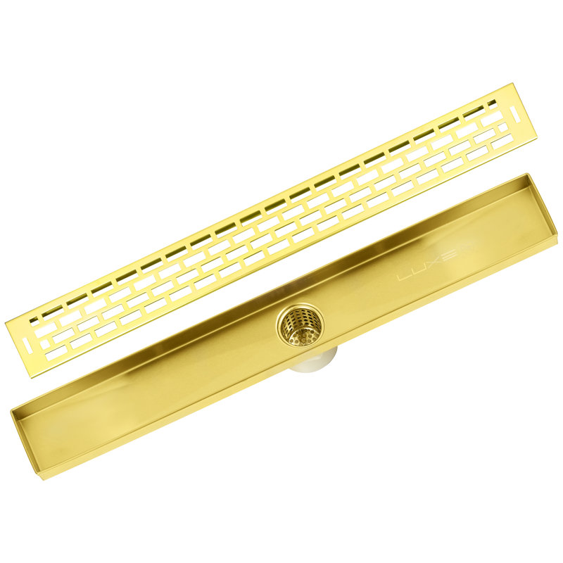 3.19'' W Linear Grid, Champagne Gold