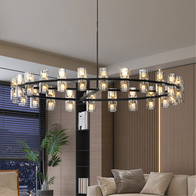 Lustres de luxe en cristal, salon, lumières décoratives, éclairage de salle à manger moderne et simple, pour la décoration intérieure