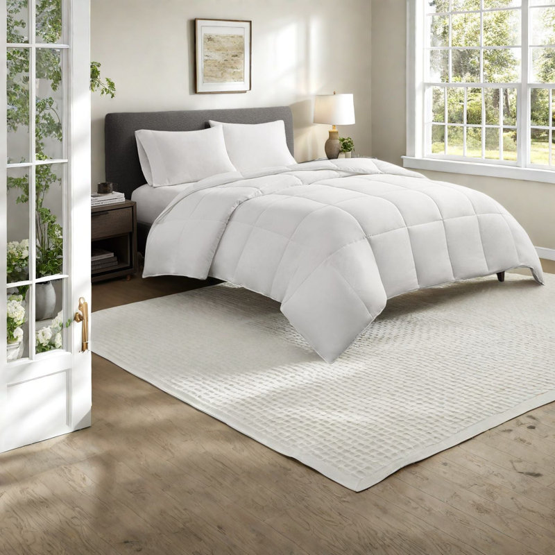 Featherless Twin Bedding Set, Cotton Comforter, All-season Use