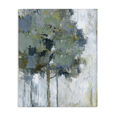 Flecked Tree Abstraction Canvas Wall Art by Nan bp-673_CN