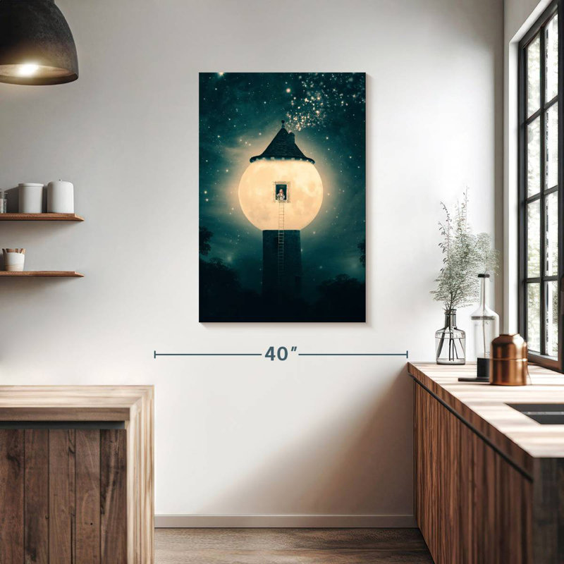 Oberle The Moon Tower, 39" H x 26" W